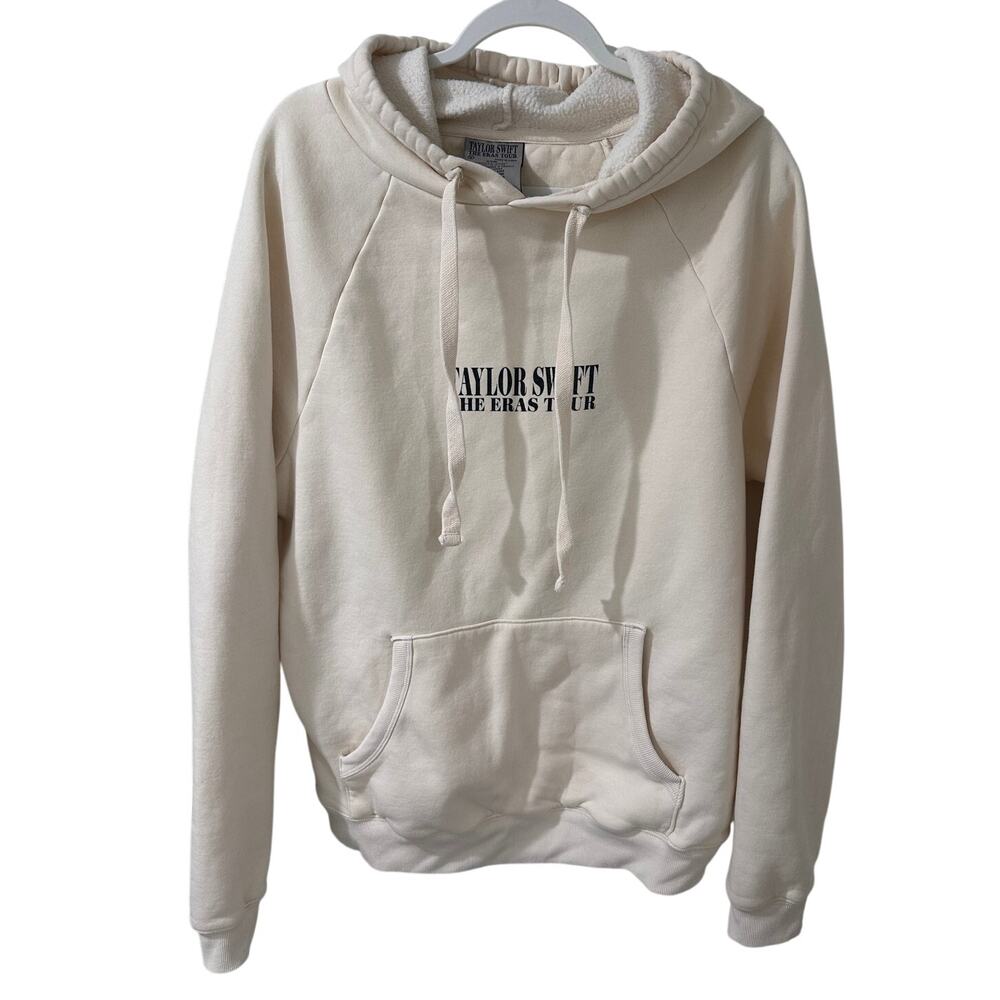 Taylor Swift The Eras Tour Pullover Hoodie | Cream | Size Small | Official Merch